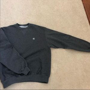 Champion Crewneck Grey Large Authentic